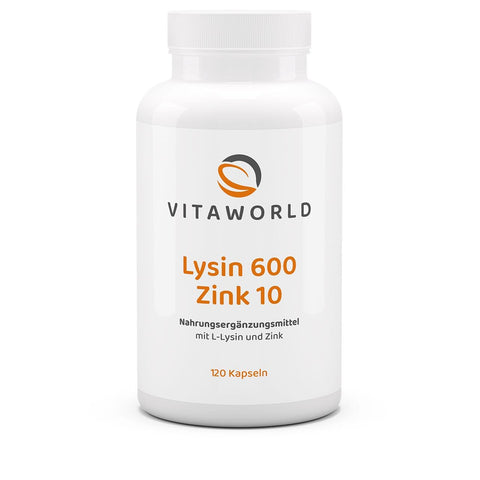 Lysin 600 mg plus Zink 10 mg 120 Kapseln