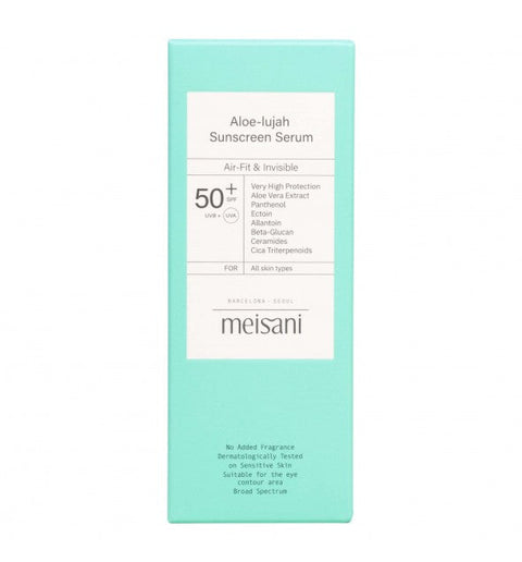 Meisani Aloe-lujah SPF50+ Sonnenschutz – Koreanische Gesichtspflege mit Aloe Vera | 50 ml
