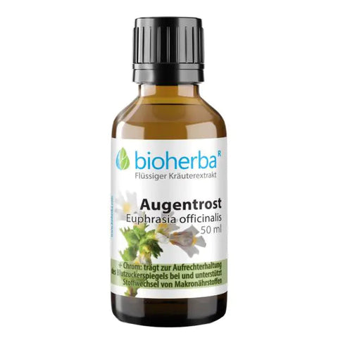 Augentrost Tropfen 50 ml – Tinktur mit Euphrasia officinalis & Chrom –  pflanzlich