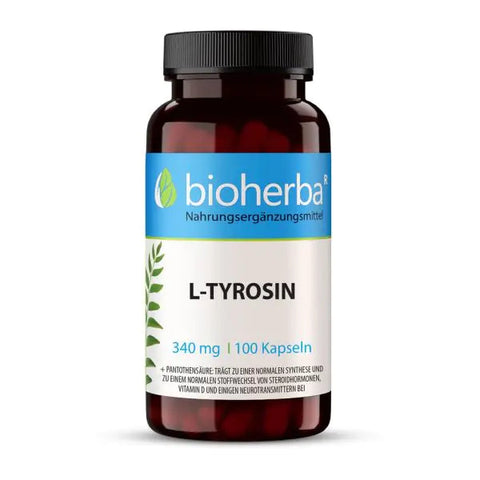 L-Tyrosin 340 mg + Vitamin B5 Kapseln – 100 Stück