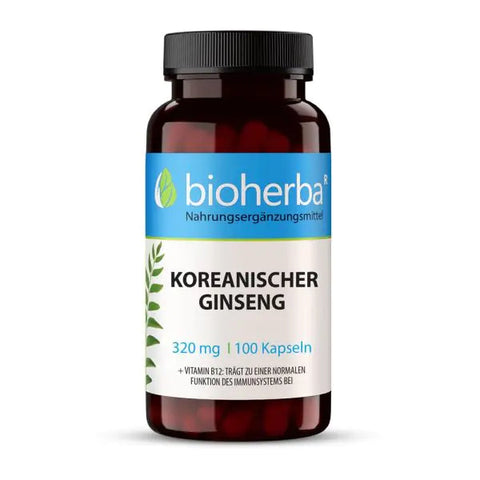 Koreanischer Ginseng 320 mg 100 Kapseln