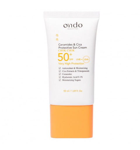 Ondo Beauty 36.5 Ceramides & Cica Sonnenschutz SPF50+ 50ml – Korea Produkt für empfindliche Haut