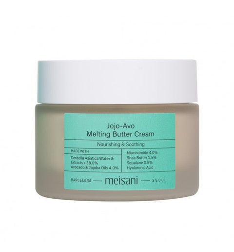 Meisani Jojo-Avo Melting Butter Cream 50ml – Koreanische Gesichtscreme mit Cicawasser & Avocadoöl