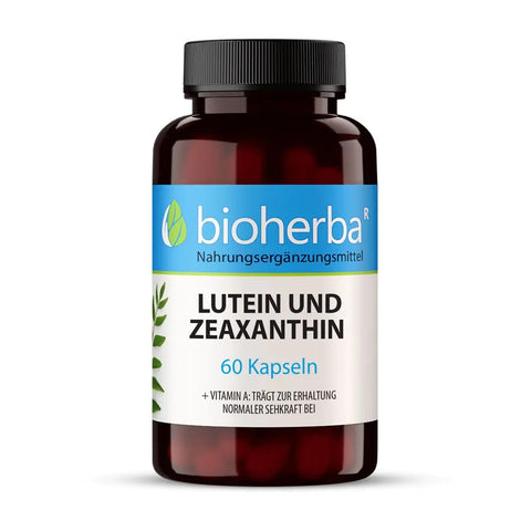 Lutein + Zeaxanthin Kapseln mit Vitamin A – 60 Stück | Natürliche Unterstützung für die Sehkraft