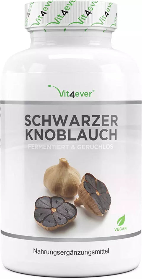 Schwarzer Knoblauch Extrakt - 180 Kapseln mit 750 mg