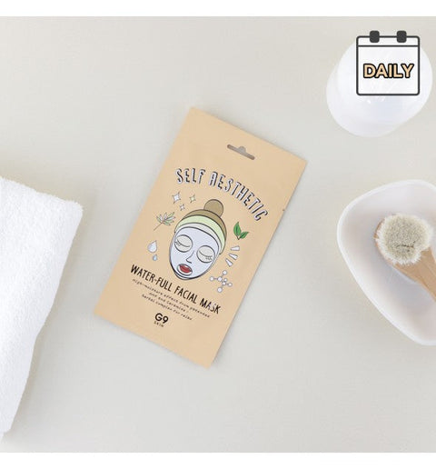 G9 Skin Self Aesthetic Waterful Facial Mask – Koreanische Feuchtigkeitsmaske für normale & trockene Haut – Intensive Pflege & Feuchtigkeit
