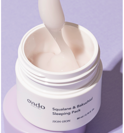 Ondo Beauty 36.5 – Koreanische Nachtmaske mit Bakuchiol & Squalan – 80 ml – Vegane Sleeping Pack Pflege