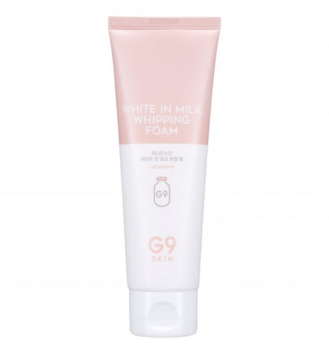G9 Skin White In Milk Whipping Foam – Sanfter Koreanischer Reinigungsschaum mit AHA & BHA – 120 ml
