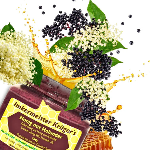 Honig mit Holunder 250g Naturprodukt
