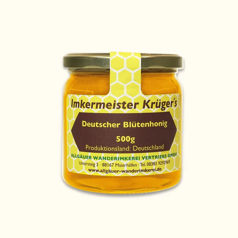 Deutscher Blütenhonig – 100% Imker Naturprodukt 500g