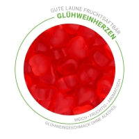 Fruchtgummi Apfelsaft-Glühwein-Herzen150g