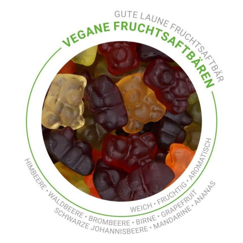 Fruchtgummi Vegane Fruchtsaftbären 150 g