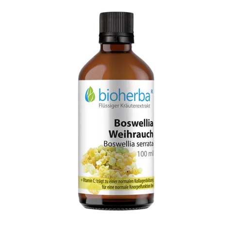 Boswellia Weihrauch Tropfen 100 ml – Tinktur mit Boswellia serrata & Vitamin C