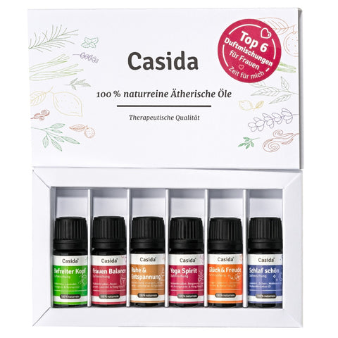 Casida TOP 6 Set Duftmischungen für Frauen