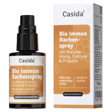 Casida Bio Immun Rachenspray mit Manuka Honig, Zistrose & Propolis