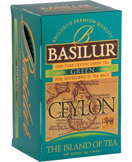 BASILUR Island of Tea Green Gastro-Teebeutel 25x1,5g