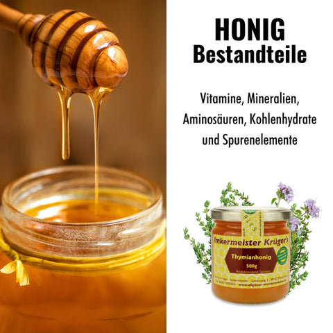 Thymianhonig – 100% Imker Naturprodukt 500g aus Spanien