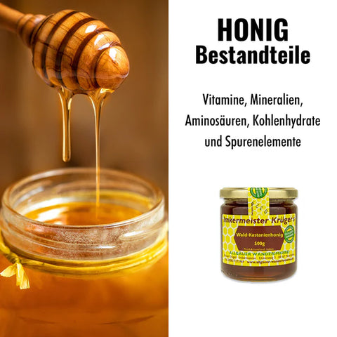 Wald-Kastanienhonig – 100% Imker Naturprodukt 500g aus Italien