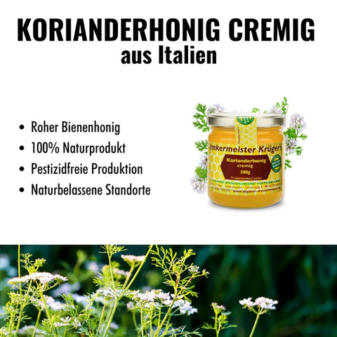 Korianderhonig cremig 500g
