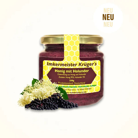 Honig mit Holunder 250g Naturprodukt