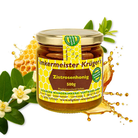 Zistrosenhonig (Wilde Zistrose) – 100% Imker Naturprodukt 500g