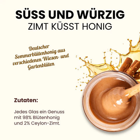 Honig mit Zimt – Naturprodukt 250g