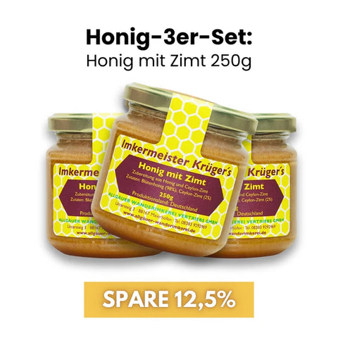 Honig mit Zimt – Naturprodukt 250g