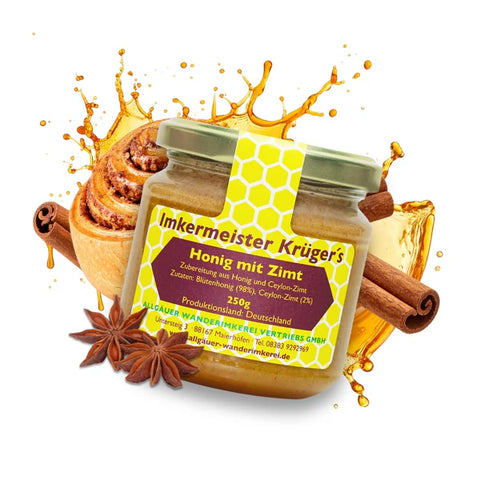 Honig mit Zimt – Naturprodukt 250g