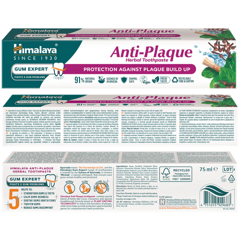 Himalaya Gum Expert Anti-Plaque Kräuterzahnpasta