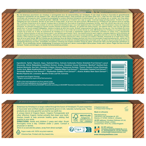 Himalaya Botanique Neem & Granatapfel Zahnpasta - 150 g