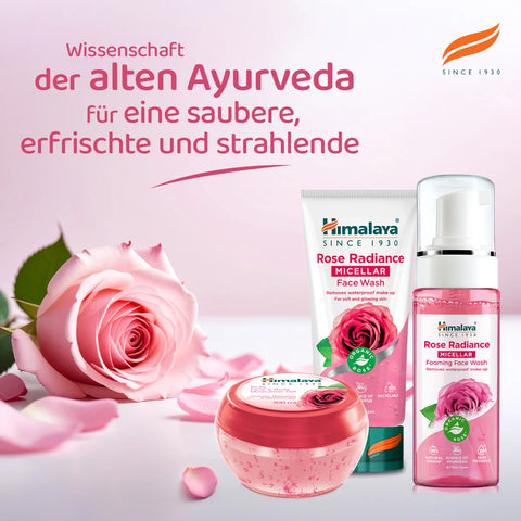 Himalaya Rose Radiance Mizellare Schaumende Gesichtsreinigung - 150ml