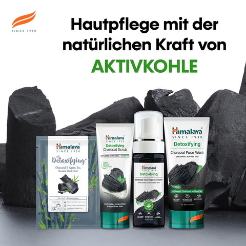 Himalaya Entgiftende, Schaumende Gesichtswasche Aus Holzkohle 150ml