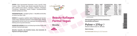 Beauty Kollagen Formel Vegan (270 g)