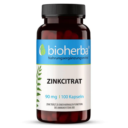 Zinkcitrat 90 mg 100 Kapseln