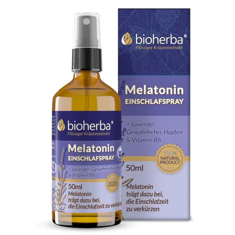 Melatonin Einschlafspray mit Lavendel, Hopfen & Vitamin B6 50 ml