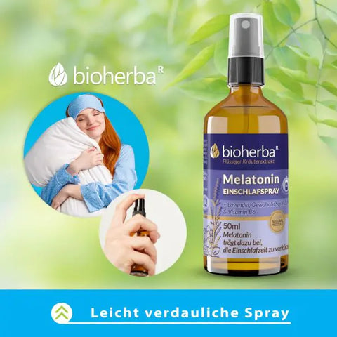 Melatonin Einschlafspray mit Lavendel, Hopfen & Vitamin B6 50 ml