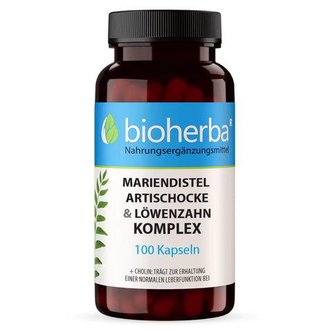 Mariendistel, Artischocke & Löwenzahn Komplex 100 Kapseln