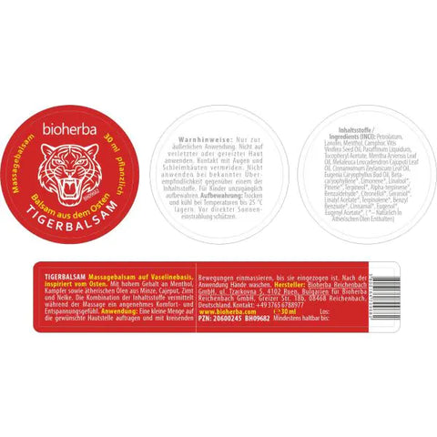 Tigerbalsam Balsam Aus Dem Osten 30 ml