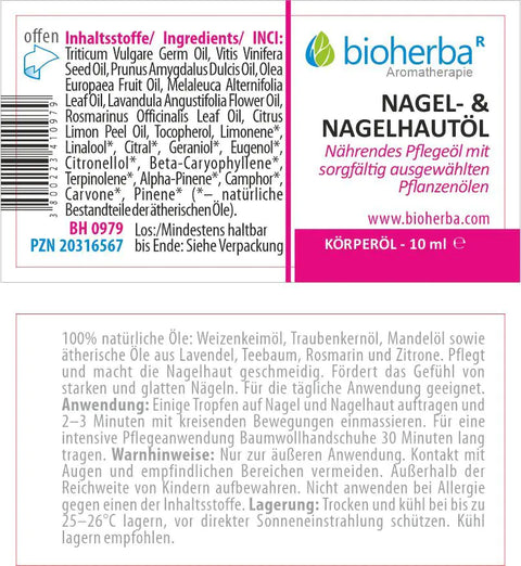 Öl für Gesunde Nägel 10 ml