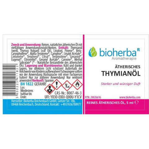 Ätherisches reines Thymianöl 5 ml