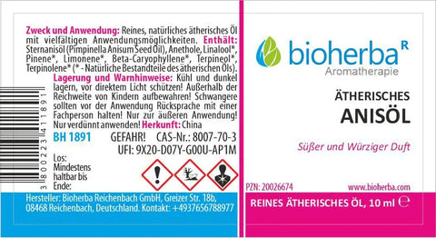 Ätherisches reines Anisöl 10 ml