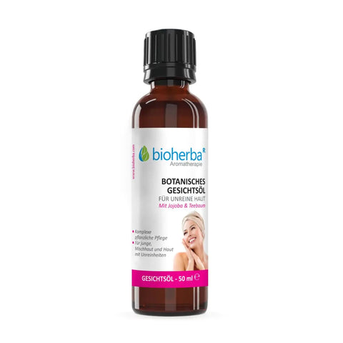 Botanisches Gesichtsöl Mit Jojoba & Teebaum 50 ml