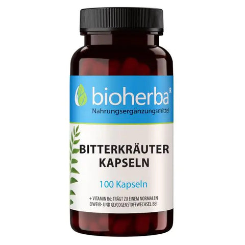 Bitterkräuter Kapseln 100 Stück – Pflanzliche Unterstützung für Magen & Verdauung