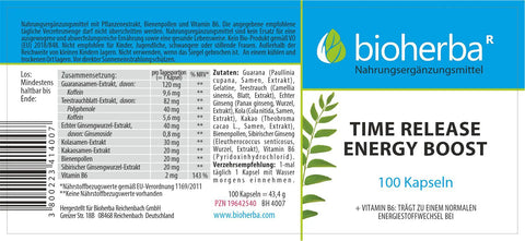 Time Release Energy Boost 100 Kapseln
