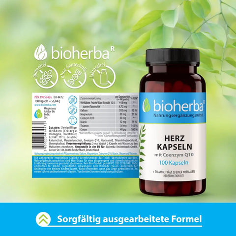 Herz Kapseln mit Coenzym Q10 100 Stück