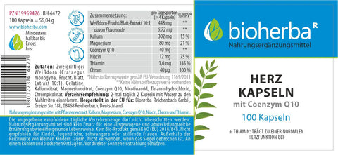 Herz Kapseln mit Coenzym Q10 100 Stück