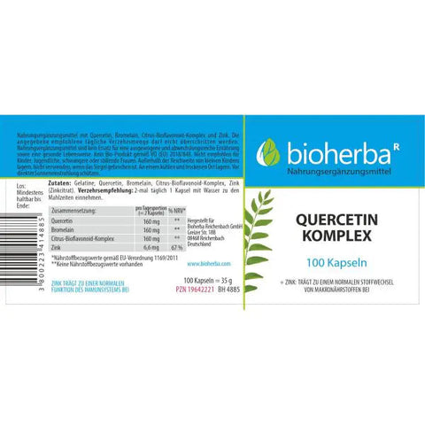 Quercetin Komplex 100 Kapseln