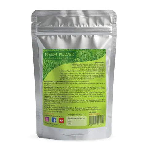 Neem Pulver Azadirachta Indica Leaf Powder 100 g