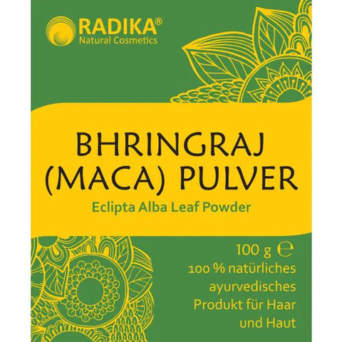 Bhringraj (Maca) Pulver Eclipta Alba Leaf Powder 100g