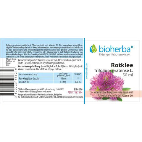 Rotklee Trifolium pratense L. Tropfen Tinktur 50 ml